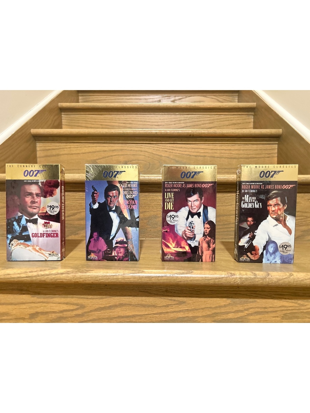 Sealed 007 James Bond Classic VHS Collection